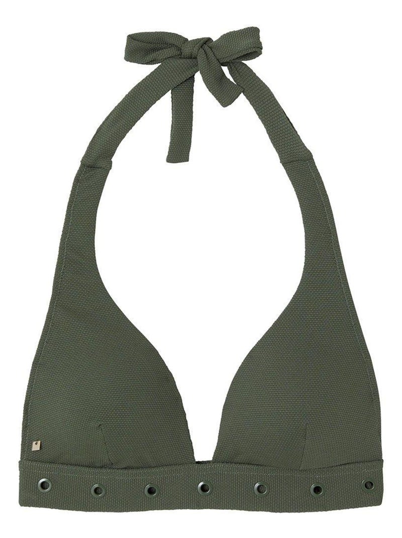 Haut de maillot de bain triangle ZANZIBAR - Camille Cerf & Pomm'Poire Vert - Kiabi