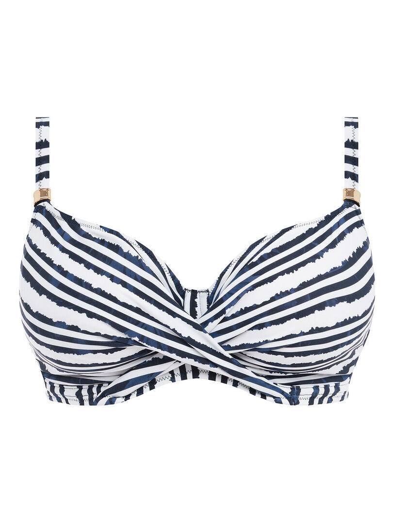 Haut de maillot de bain twisté à armatures Sunshine coast Blanc - Kiabi