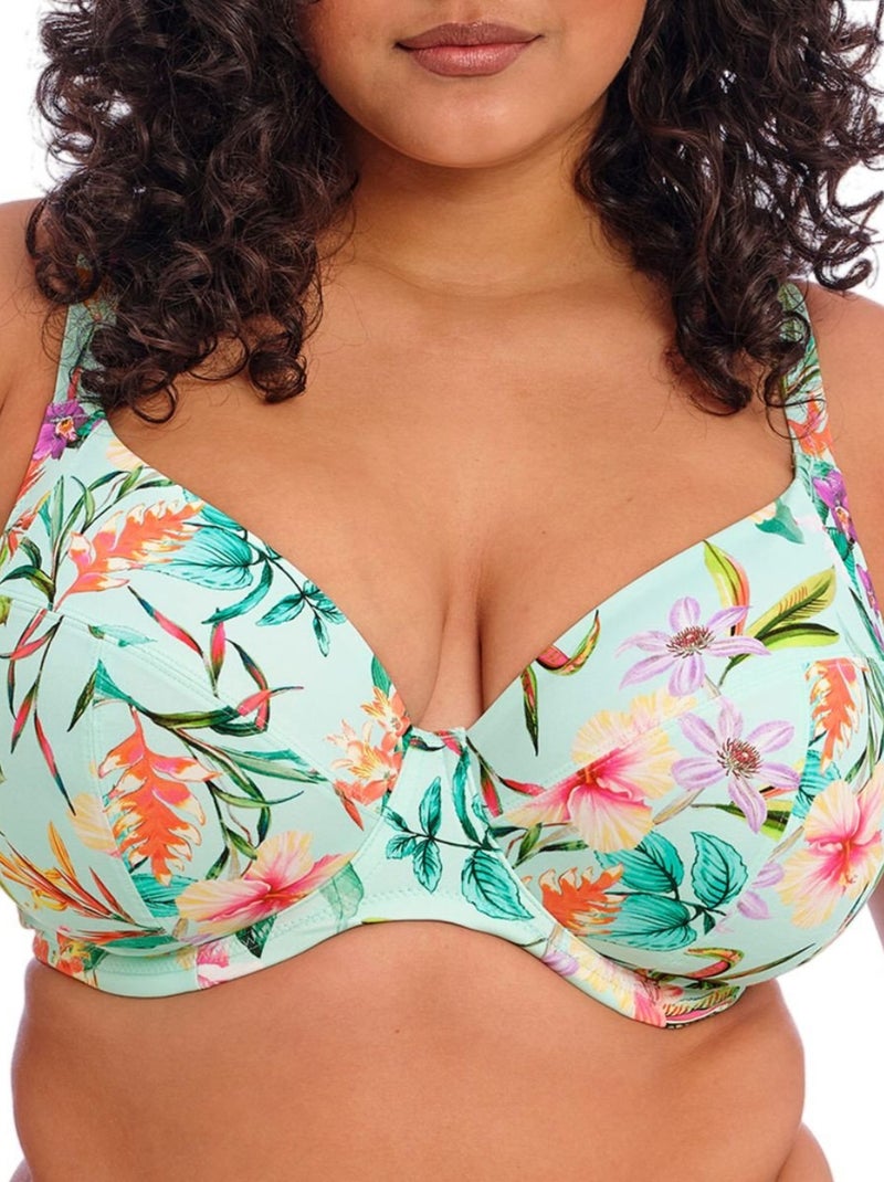 Haut de maillot grande taille Sunshine Cove Bleu - Kiabi