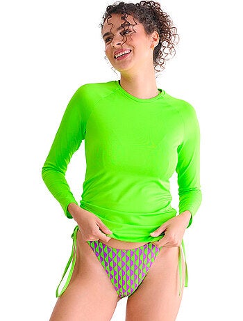 Haut de maillot t-shirt de bain manches longues aruba