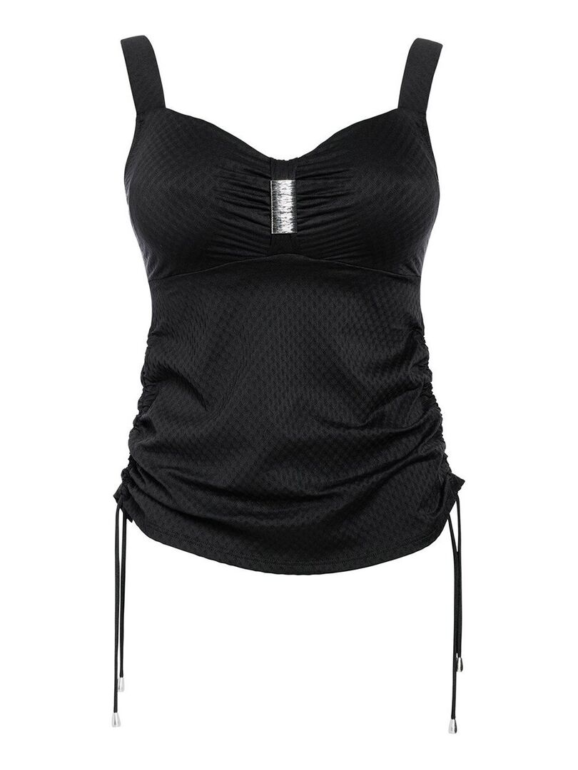 Haut de maillot tankini grande taille avec armatures St. Tropez Noir