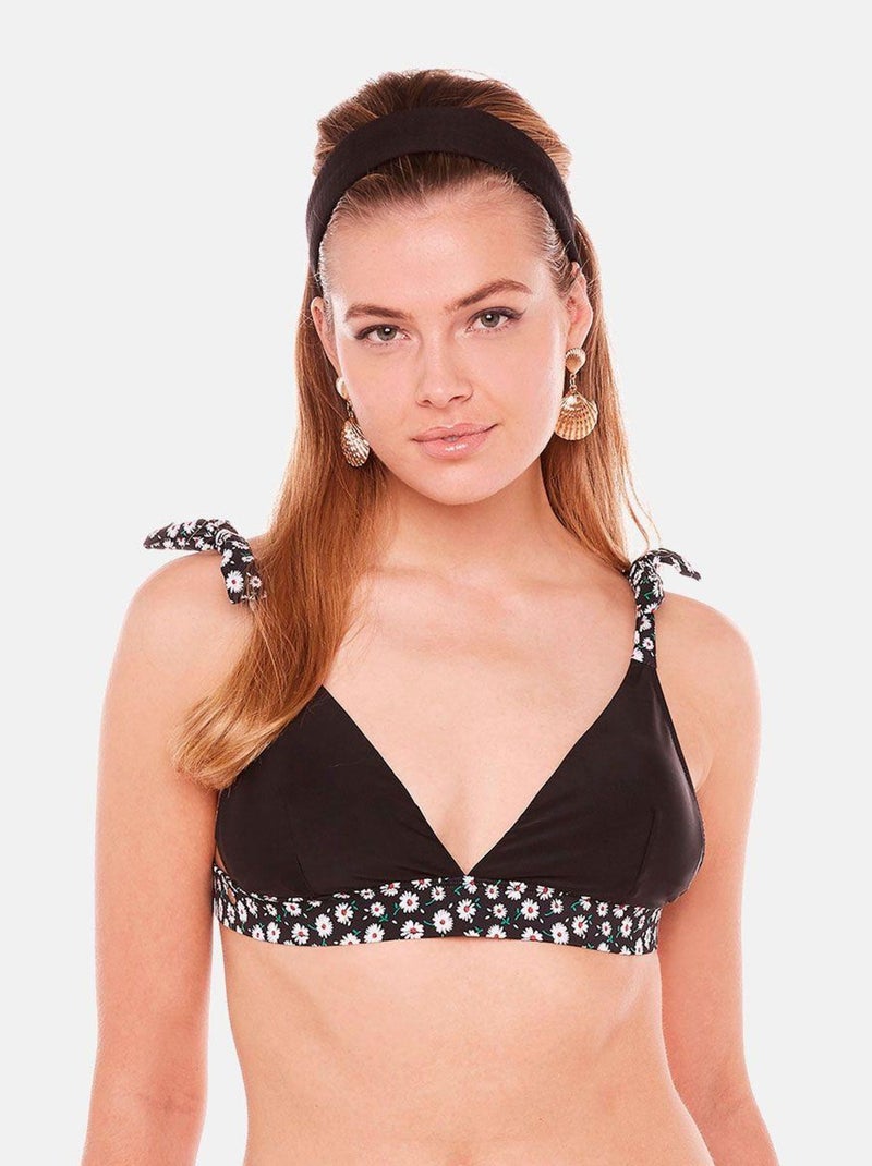 Haut de maillot triangle PARADIS - Brigitte Bardot Bain Noir - Kiabi