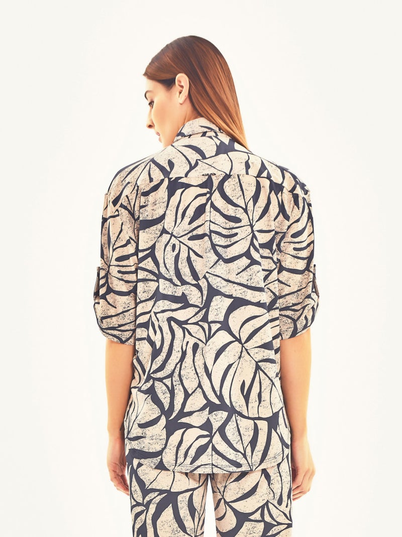 Haut de plage  UV Line Blanc - Kiabi