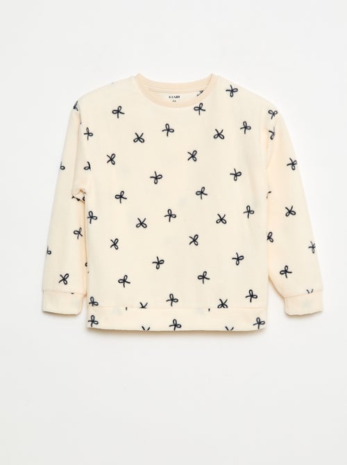 Haut de pyjama à motif - Kiabi