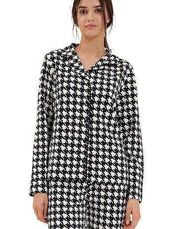 Haut de pyjama chemise manches longues mia