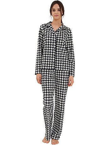 Haut de pyjama chemise manches longues mia