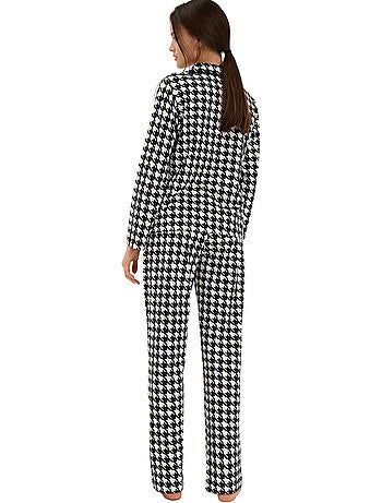 Haut de pyjama chemise manches longues mia