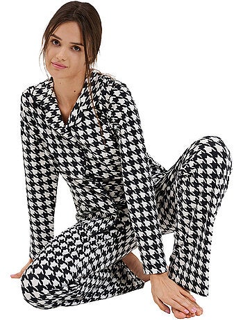 Haut de pyjama chemise manches longues mia