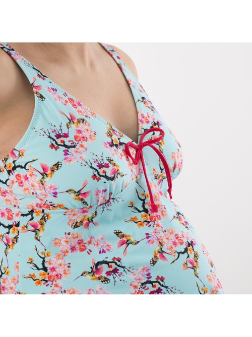 Haut de pyjama de grossesse et allaitement Manches courtes 'Bogema' - Kiabi