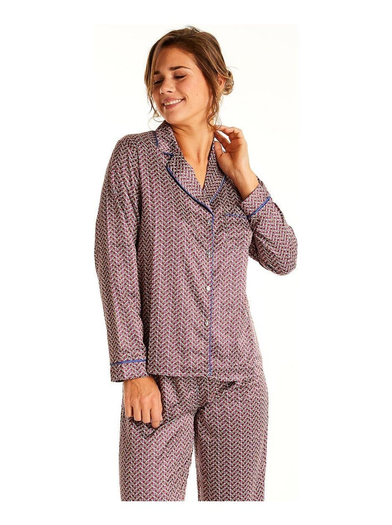 Haut de pyjama MAMBO - Pomm'Poire Bleu - Kiabi