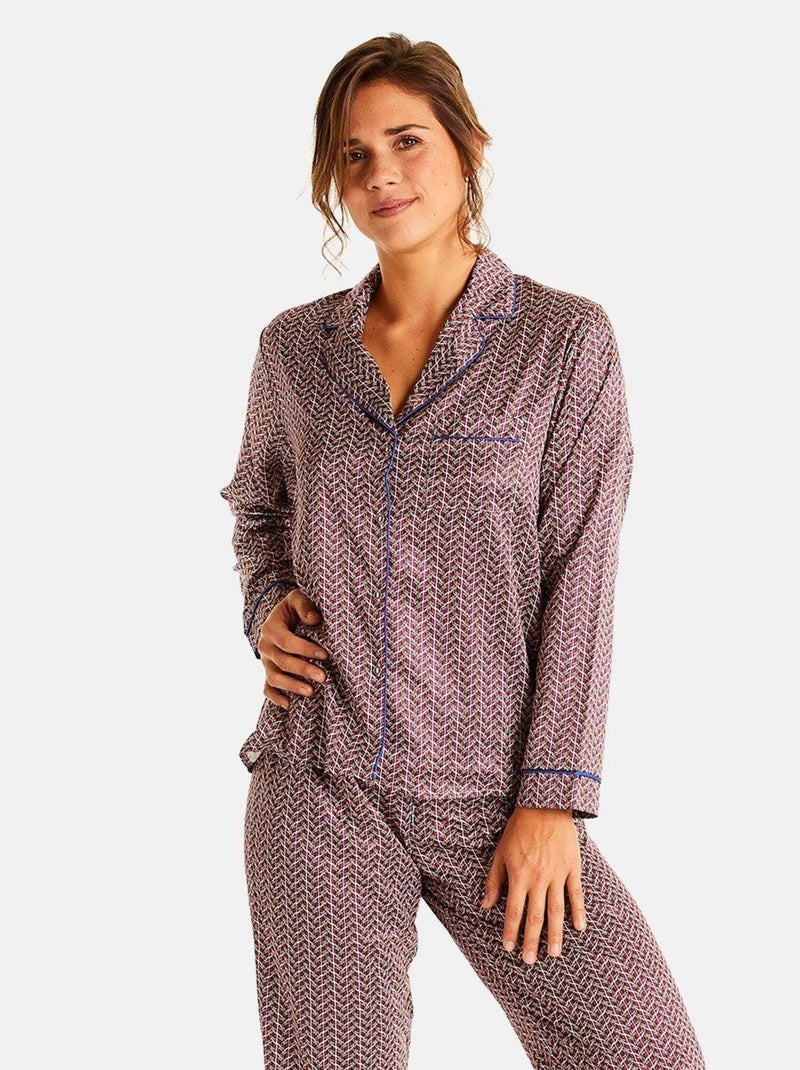 Haut de pyjama MAMBO - Pomm'Poire Bleu - Kiabi