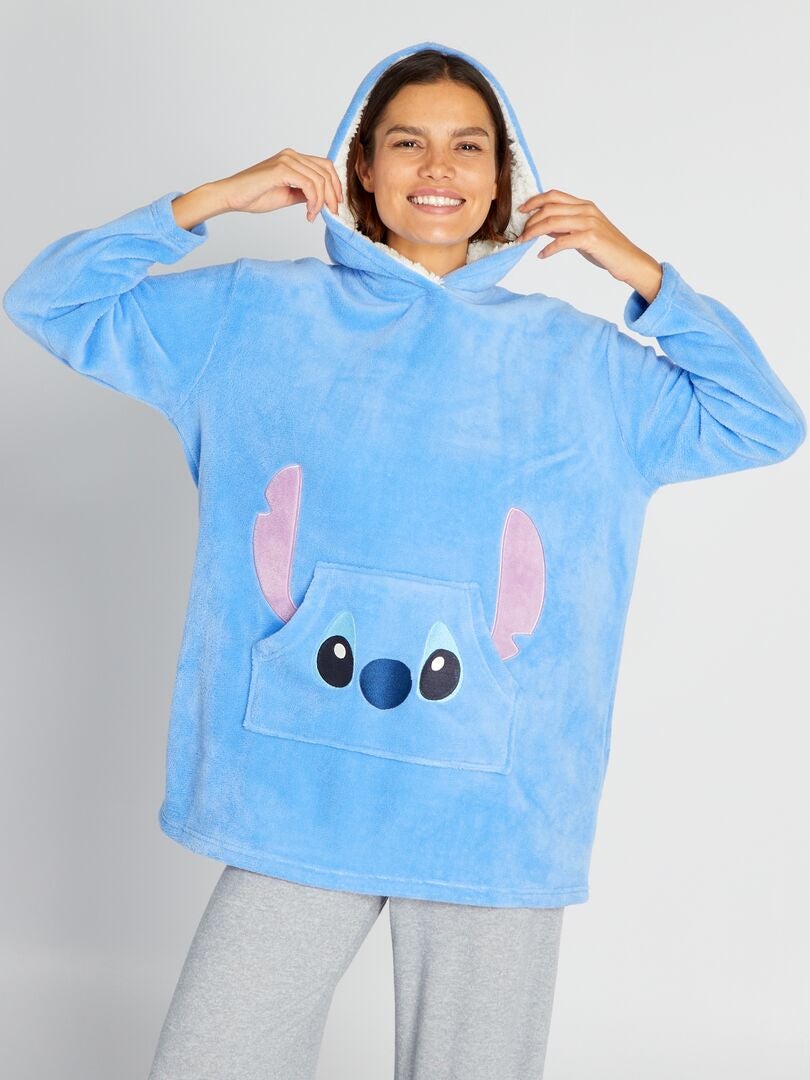 Haut de pyjama polaire 'Stitch' 'Disney' Bleu - Kiabi