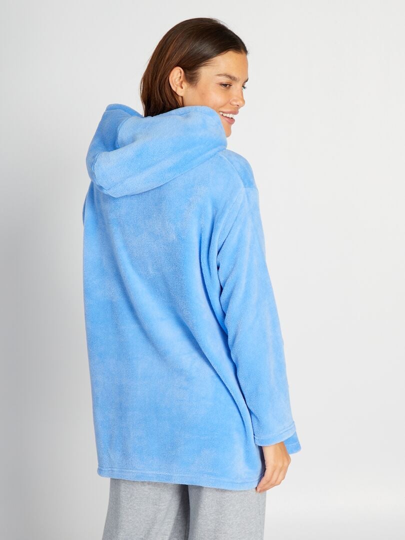 Pyjama 2 pièces 'Stitch' en polaire - bleu marine - Kiabi - 18.00€