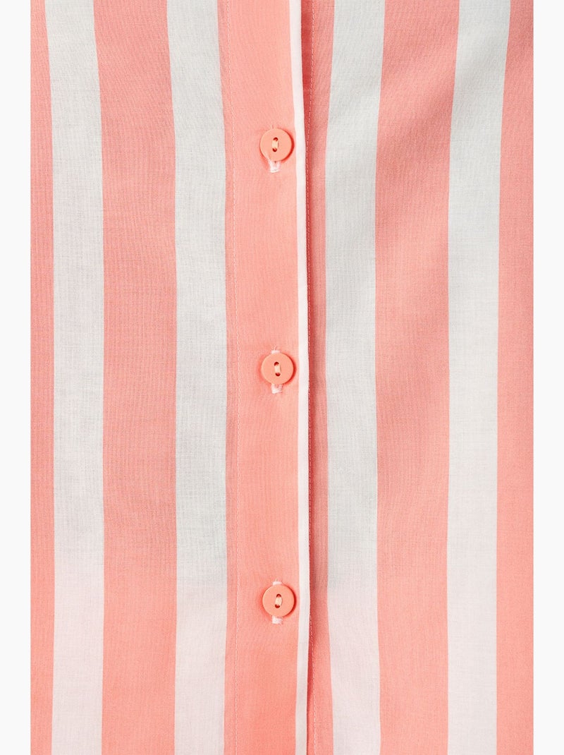 Haut de pyjama rayé rahat club penti Blanc Orange - Kiabi