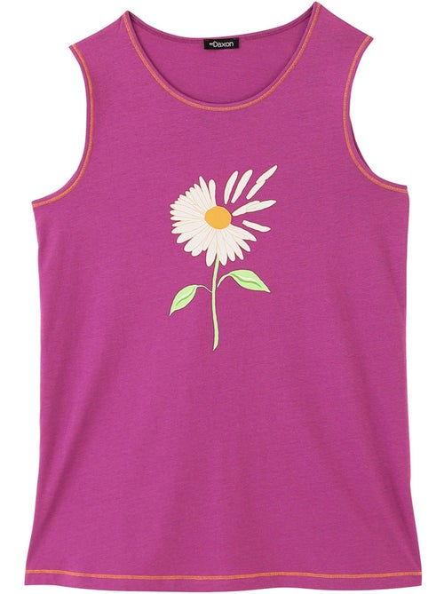 Haut de pyjama sans manches femme - daxon - Kiabi