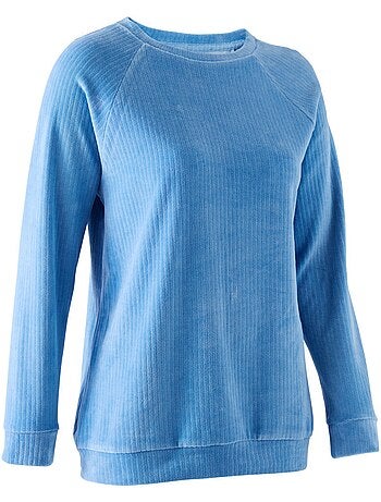 Haut de pyjama sweat en velours côtelé - afibel
