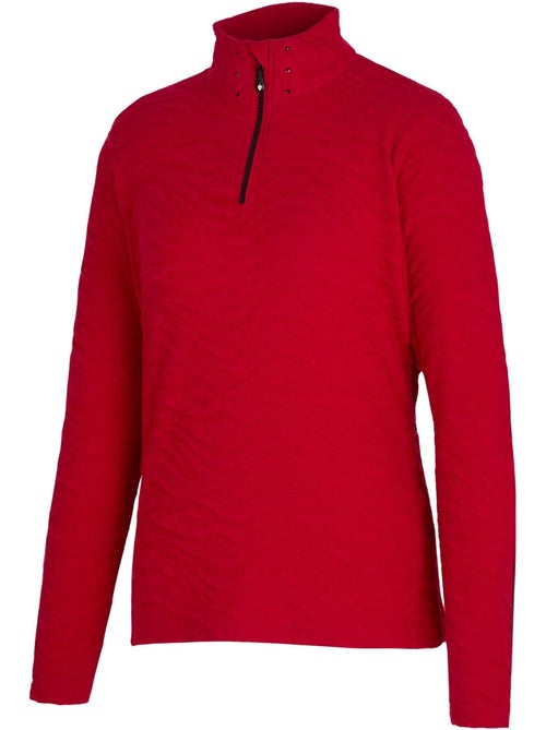 Haut de sport à col montant zippé motif/style texturé glamourize - dare 2b - Kiabi