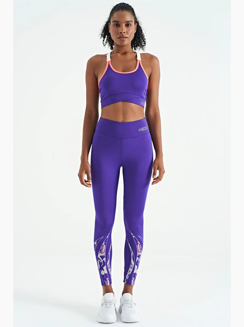 Haut de sport court sans manches, ajusté tommy Violet - Kiabi