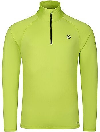 Haut de sport extensible et uni à col montant zippé fuse up - dare 2b