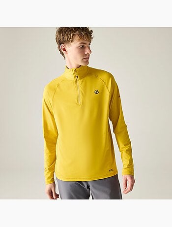 Haut de sport extensible et uni à col montant zippé fuse up - dare 2b