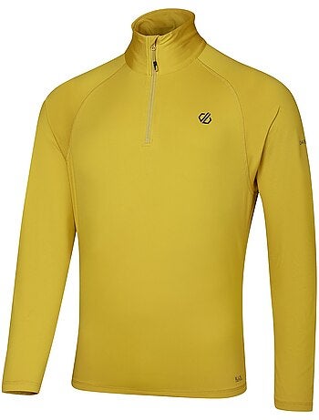 Haut de sport extensible et uni à col montant zippé fuse up - dare 2b