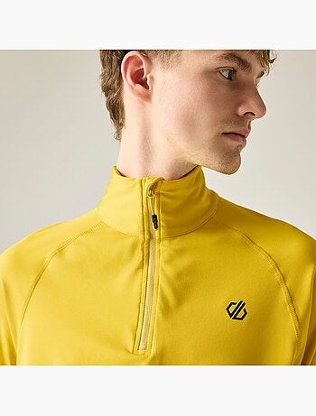 Haut de sport extensible et uni à col montant zippé fuse up - dare 2b