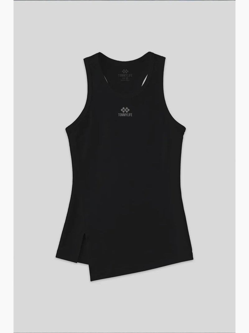 Haut de sport femme tommy Blanc Noir - Kiabi
