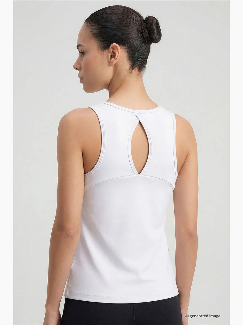 Haut de sport femme tommy Blanc - Kiabi