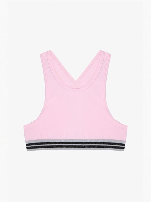 Haut de sport glitter 2 pièces fille penti - Kiabi Haut de sport glitter 2 pièces fille penti - Kiabi