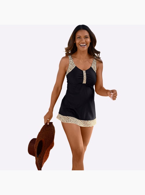 Haut de tankini avec bretelles réglables et fronces décoratives - Bonnet C - Witt - Kiabi Haut de tankini avec bretelles réglables et fronces décoratives - Bonnet C - Witt - Kiabi