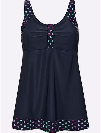 Haut de tankini avec encolure en V et bretelles réglables - Bonnet D - Witt