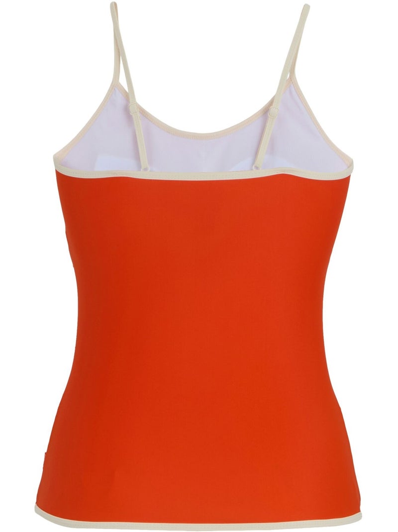 Haut de tankini uni à bretelles ajustables kyra - regatta Orange clémentine - Kiabi