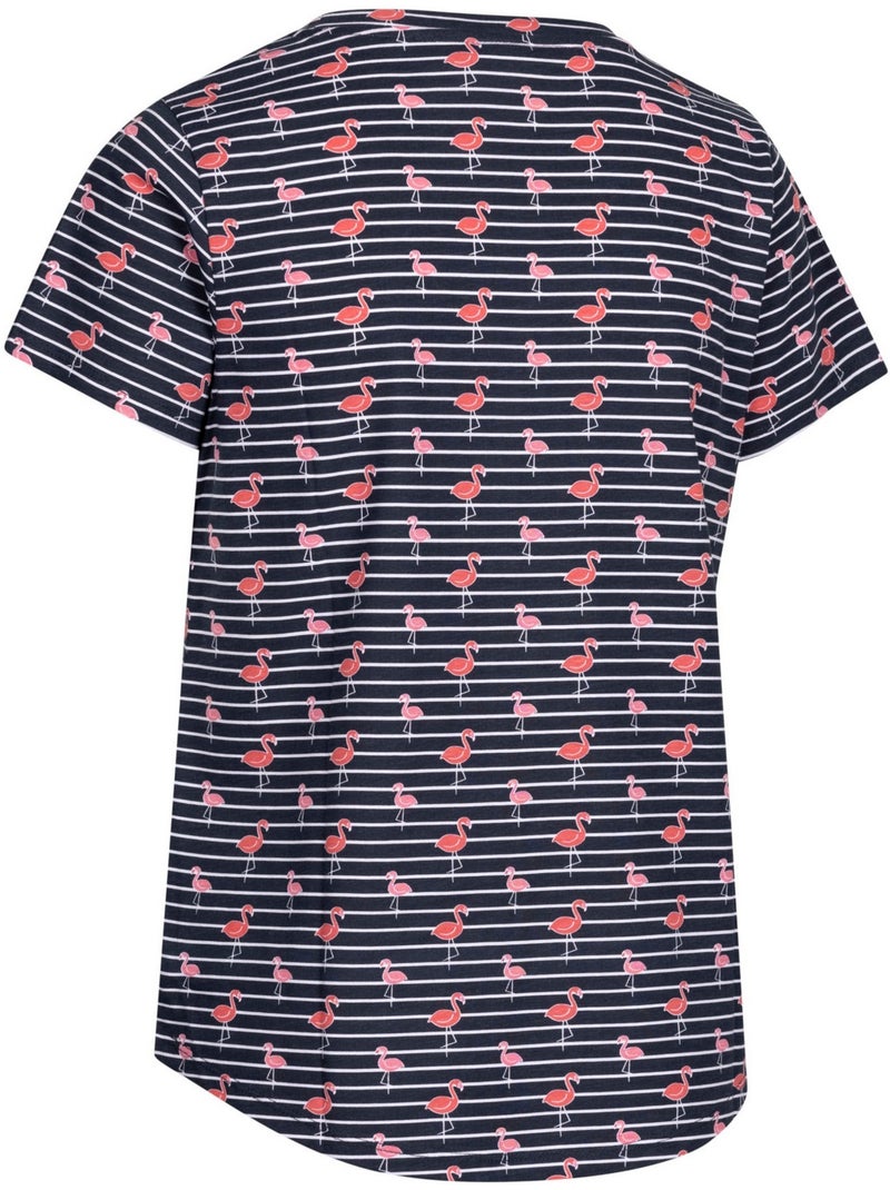 Haut décontracté motif/style flamant rose cara - trespass Bleu marine - Kiabi