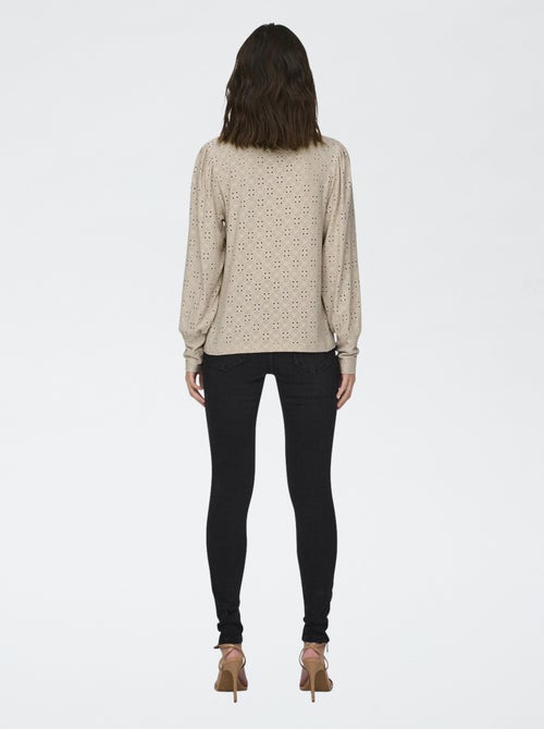 Haut détaillé ajouré uni 'JDY' - Kiabi