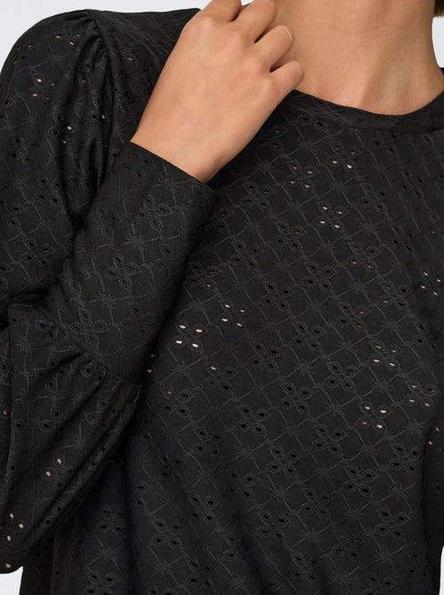 Haut détaillé ajouré uni 'JDY' - Kiabi