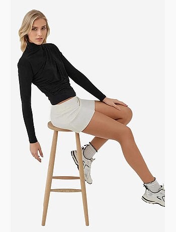 Haut en tricot élégant à manches longues hiccup