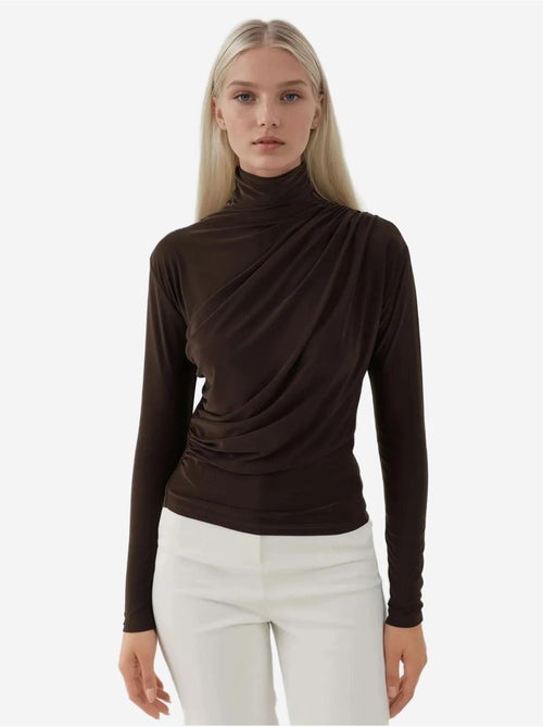 Haut en tricot élégant à manches longues - Kiabi Haut en tricot élégant à manches longues - Kiabi