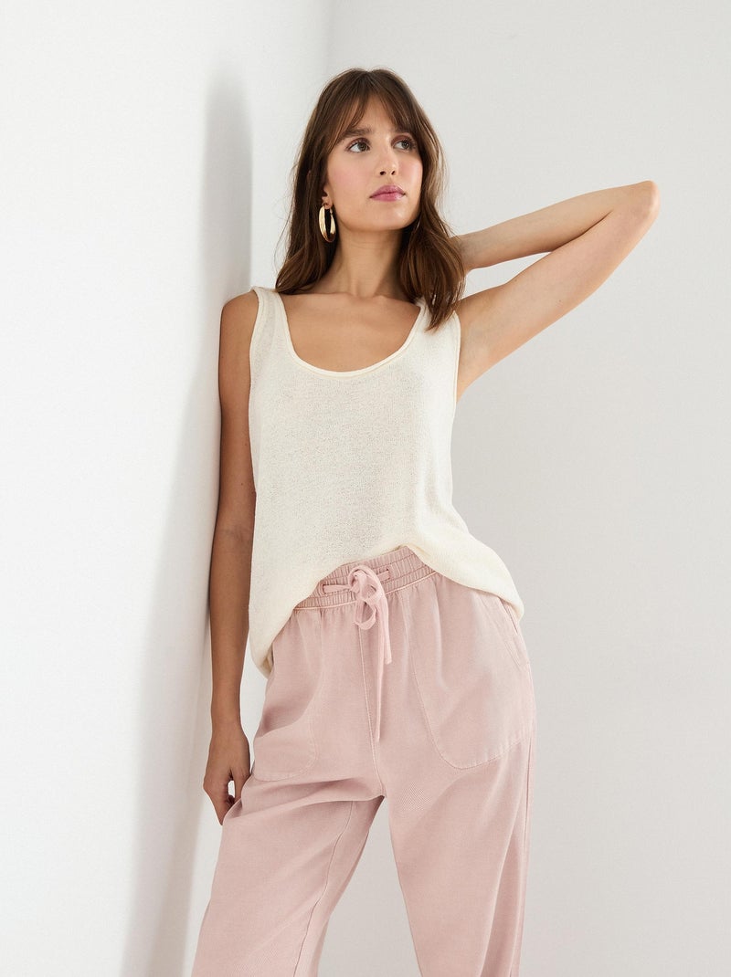 Haut en tricot, MO Fashion Beige - Kiabi