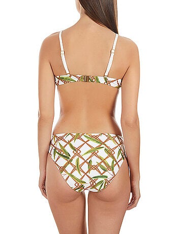 Haut maillot de bain armaturé Bambu blanc