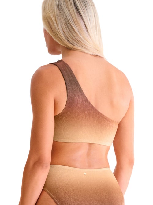 Haut maillot de bain asymétrique sans armatures CAIRO - Kiabi