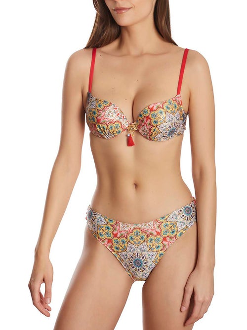 Haut maillot de bain balconnet multipositions Mandala - Kiabi Haut maillot de bain balconnet multipositions Mandala - Kiabi