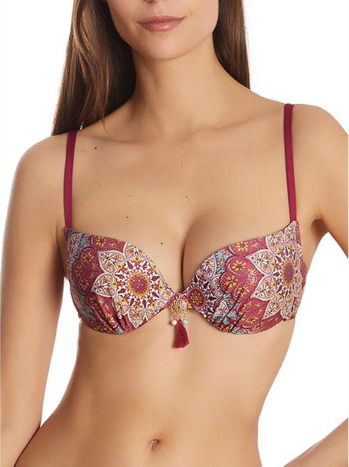 Haut maillot de bain balconnet multipositions Mandala - Kiabi
