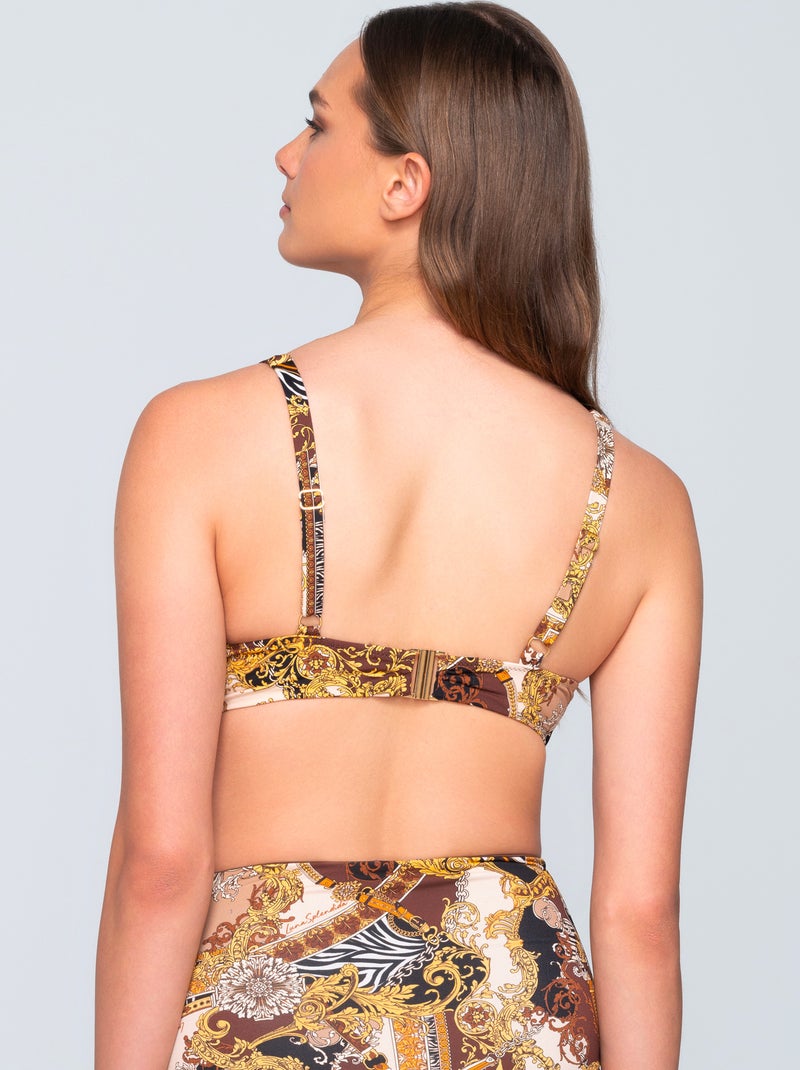 Haut maillot de bain balconnet non préformé TREASURE Multicolore - Kiabi