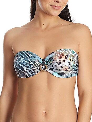 Haut maillot de bain bandeau Animal