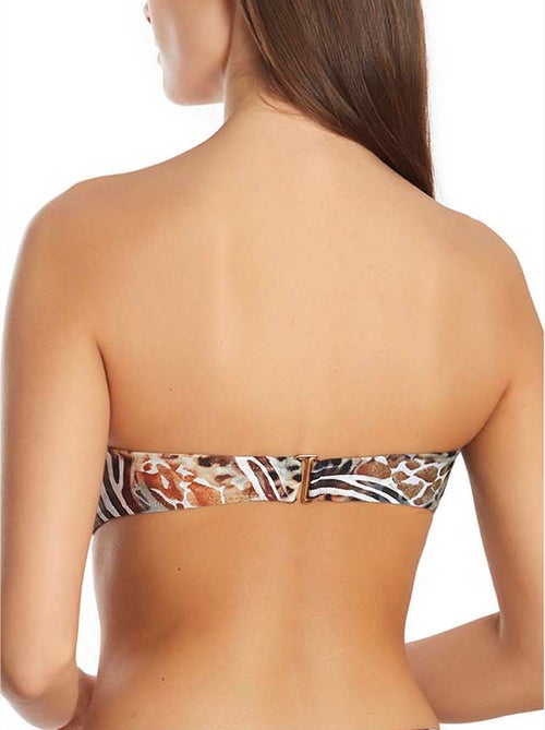Haut maillot de bain bandeau Animal - Kiabi