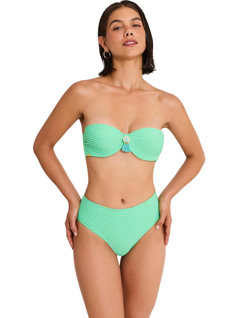 Haut maillot de bain bandeau BIKINI BAY Vert - Kiabi