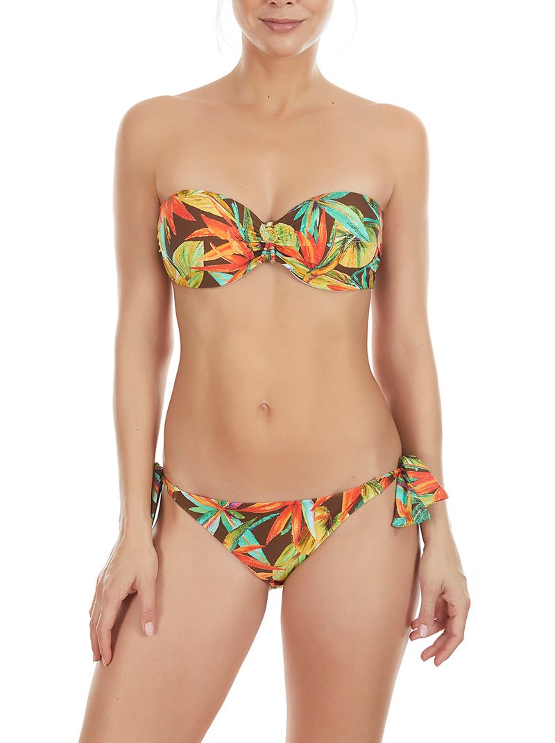 Haut maillot de bain bandeau Bird Of Paradise Vert - Kiabi