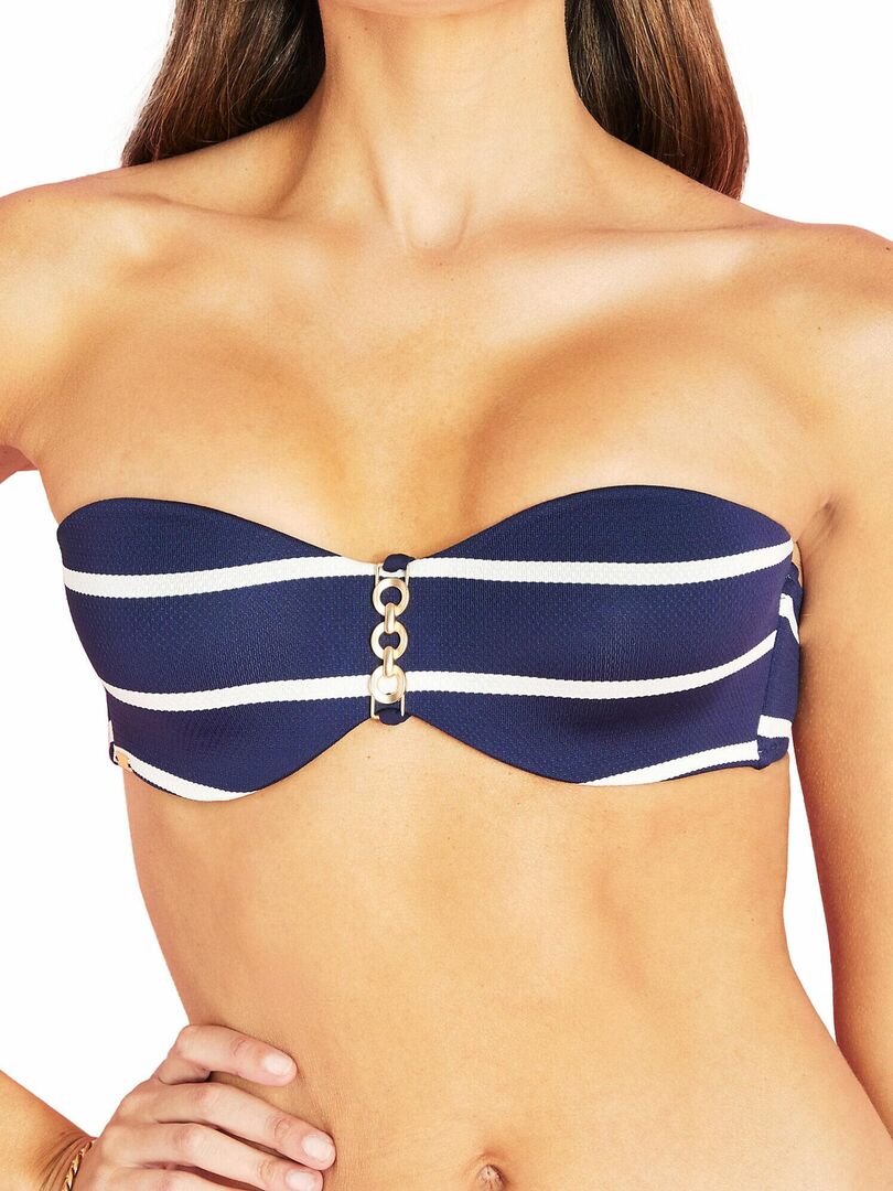 Colours Flow Haut de maillot de bain Bandeau coques amovibles Ultramarine