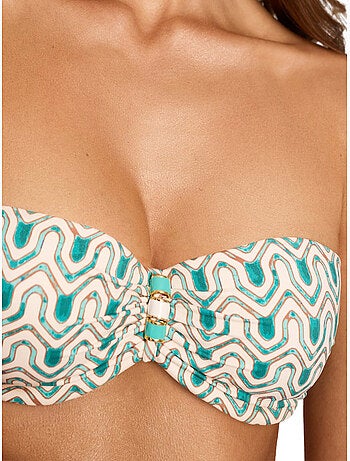 Haut maillot de bain bandeau KALEIDO