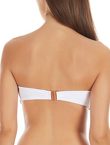 Haut maillot de bain bandeau Marinera Jacquard
